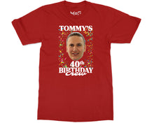 Personalised 40th Birthday Party T-shirt Custom Photo Confetti Shirt
