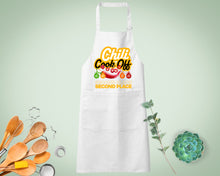 Custom Chilli Cook Off Second Place Chef Apron Funny Kitchen Mom Gifts