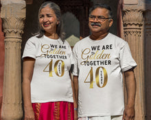 Custom Marriage Anniversary T-shirt Husband Wife Couple Tee Personalised Gifts