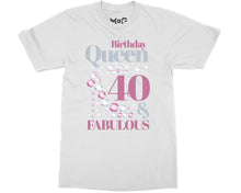 Customised 30th Birthday T-shirt Fabulous 30 Bday Queen Tee Party Gifts for Her