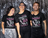 Customised 30th Birthday T-shirt Fabulous 30 Bday Queen Tee Party Gifts for Her