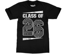 Personalised Class of 2026 Leavers T-shirt Custom Graduation Party Tee