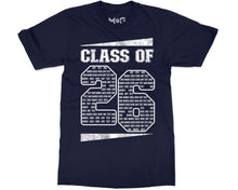 Personalised Class of 2026 Leavers T-shirt Custom Graduation Party Tee
