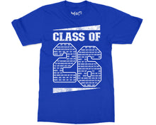 Personalised Class of 2026 Leavers T-shirt Custom Graduation Party Tee
