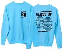 Class of 26 Custom Name Sweatshirt 2026 Leavers Personalised Jumper
