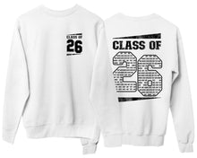 Class of 26 Custom Name Sweatshirt 2026 Leavers Personalised Jumper