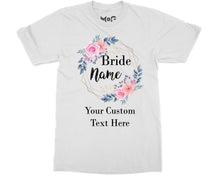 Personalised Hen Party T-shirt Custom Bride Hen Do Tee Bachelorette Party Gifts