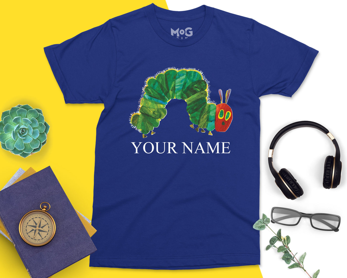 Personalised Kids Name Hungry Caterpillar T-Shirt World Book Day Cute Custom Very Hungry Caterpillar Boys/Girls Costume Reading Gift Tee Top