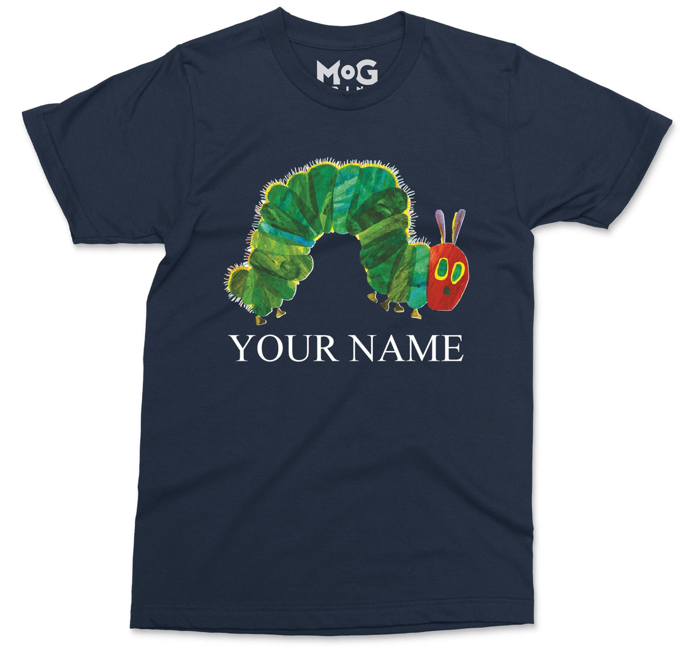 Personalised Kids Name Hungry Caterpillar T-Shirt World Book Day Cute Custom Very Hungry Caterpillar Boys/Girls Costume Reading Gift Tee Top
