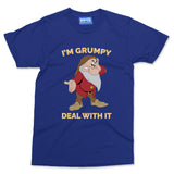 I'm Grumpy Funny T-shirt 7 Seven Dwarfs Disney Inspired Tee Disneyland Shirt