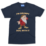 I'm Grumpy Funny T-shirt 7 Seven Dwarfs Disney Inspired Tee Disneyland Shirt