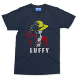 One Piece Luffy LEGEND Anime T-shirt Straw Hat Pirate Japanese Manga Tee