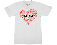 Mum Heart T-shirt Inspirational Mom Life Shirt Mother's Day Gift Tee