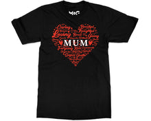Mum Heart T-shirt Inspirational Mom Life Shirt Mother's Day Gift Tee