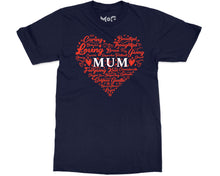 Mum Heart T-shirt Inspirational Mom Life Shirt Mother's Day Gift Tee