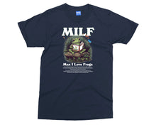 MILF - Man I Love Frogs T-shirt for Men Amphibian Lovers Gifts Funny Joke Tee
