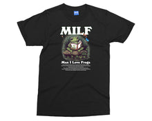 MILF - Man I Love Frogs T-shirt for Men Amphibian Lovers Gifts Funny Joke Tee