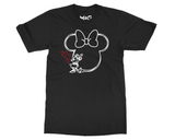 Cute Mickey Minnie Mouse Matching Couple Tees Disneyworld Christmas Gift T-shirts