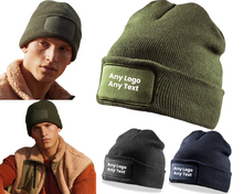 Custom Beanie Hat Your Logo/Text - Any Design Name Print - Personalised Gift