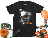 Ghost Dream Halloween Skull T-Shirt, BOO Spirit Scary Halloween Spooky Dark Skull Tee, Satanic Evil Scary Horror Dream Death Unisex Shirt