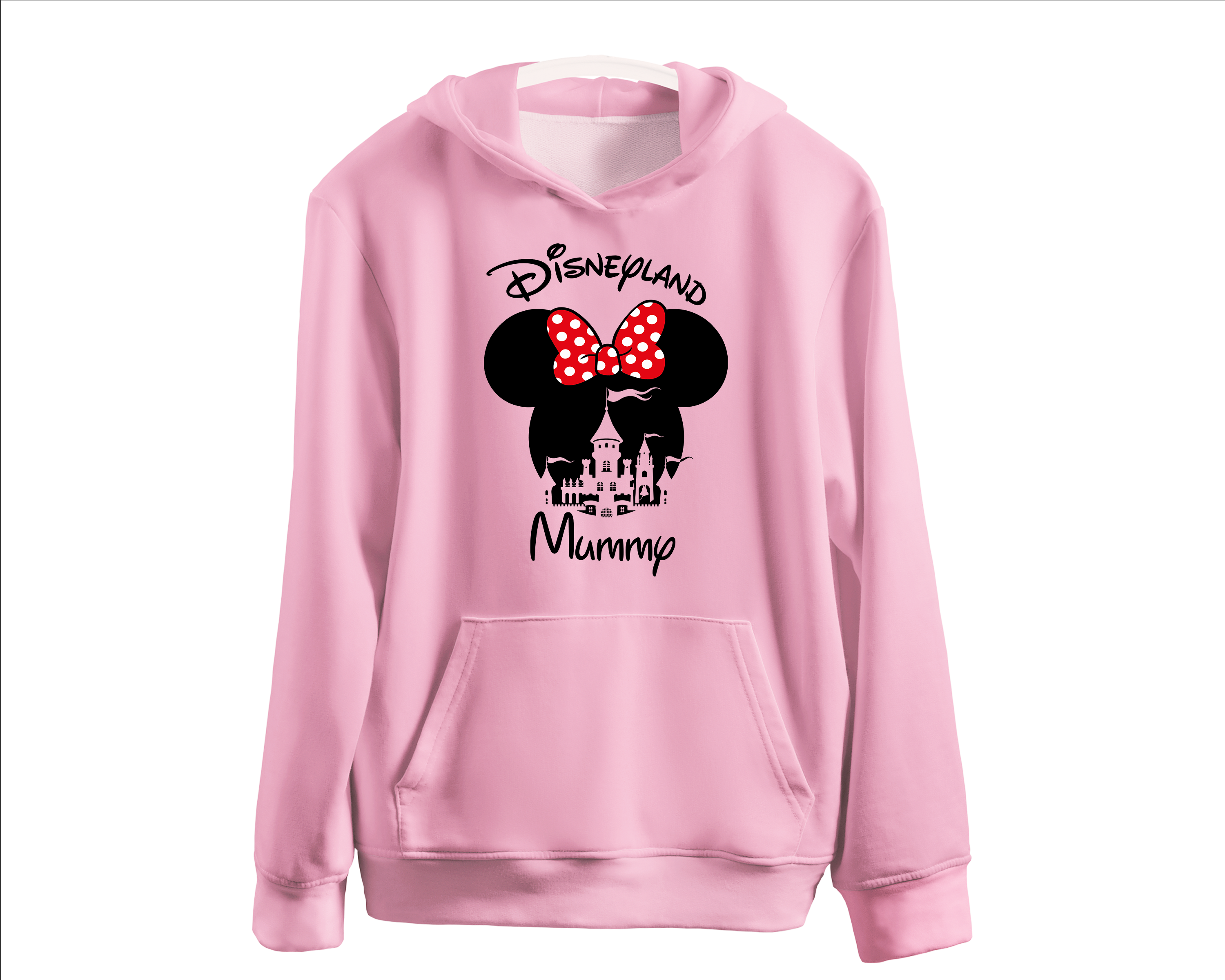 Disneyland Hoodie Personalised Mickey Minnie Mouse Custom Name Disney Mog Print