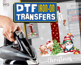 My 1st Christmas Theme Newborn Kids Apparel DTF Iron On Heat Transfers