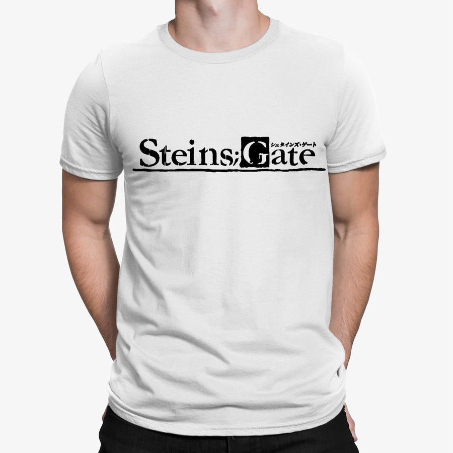 Steins Gate Logo T-shirt Time Travel Anime Lover Tee Manga Reader Gift
