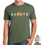 Funny Naruto Air Parody T-shirt Anime Manga Basketball Spoof Mashup