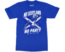 No Scotland No Party T-shirt Funny Scottish World Football Cup Fan Tee