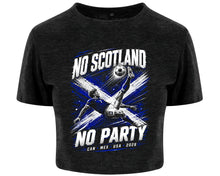 Scottish Football World Cup Crop Top No Scotland No Party Women’s Tee