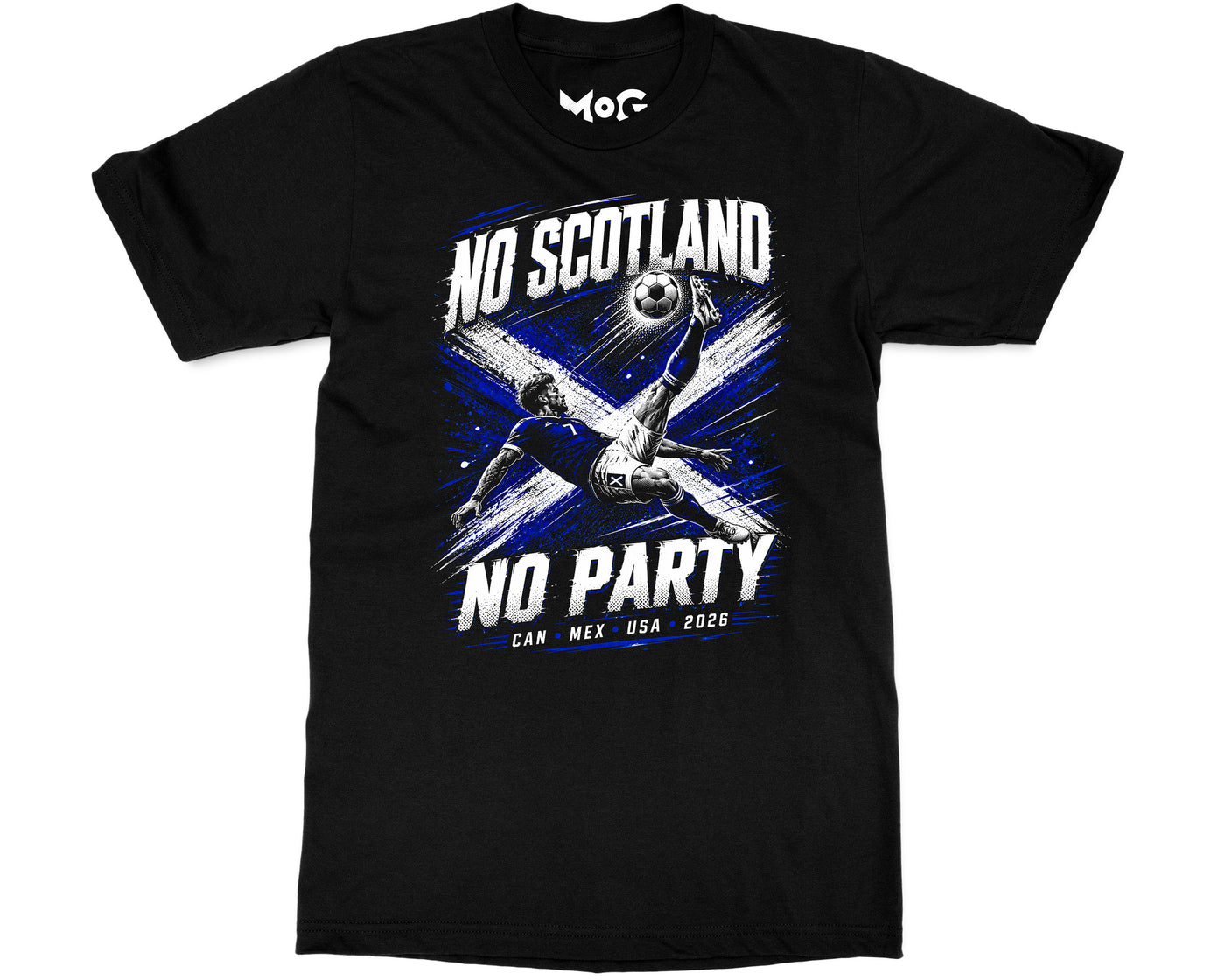 No Scotland No Party T-shirt Funny Scottish World Football Cup Fan Tee