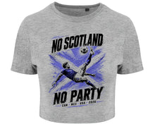 Scottish Football World Cup Crop Top No Scotland No Party Women’s Tee