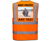 Custom Logo Hi-vis Vest Reflective High Visibility Safety Jacket