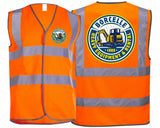 Custom Logo Hi-vis Vest Reflective High Visibility Safety Jacket