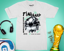 Play Hard Football World Cup T-shirt Canada USA Mexico Streetwear Tee