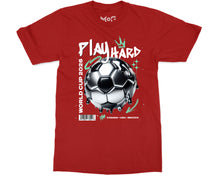 Play Hard Football World Cup T-shirt Canada USA Mexico Streetwear Tee