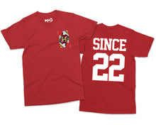 Personalised matching King and Queen of hearts T-Shirts Couple's together since Slogan His and Hers Gift Tops