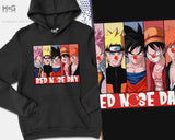 Anime Heroes Red Nose Day 2026 Hoodie Kids Adults Manga Fans Gift Top