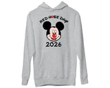 Mickey Minnie Face Red Nose Day 2026 Hoodie Matching Top Disney Gifts