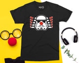 Star Wars Red Nose Day T-shirt Storm Trooper Tee Kids Students School