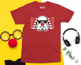 Star Wars Red Nose Day T-shirt Storm Trooper Tee Kids Students School
