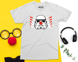 Star Wars Red Nose Day T-shirt Storm Trooper Tee Kids Students School