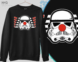 Red Nose Day Storm Trooper Sweatshirt Star Wars Kids Adults Jumper