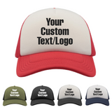 Personalised Text Logo Trucker Cap, Custom Any Name Message Hat, Personalised Business Company Logo, Customized Birthday Gift Hat, Adult Unisex