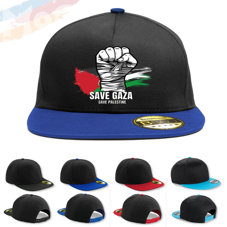 Save Gaza Save Palestine Snapback Hat Palestinian Lives Matter Supporter Cap