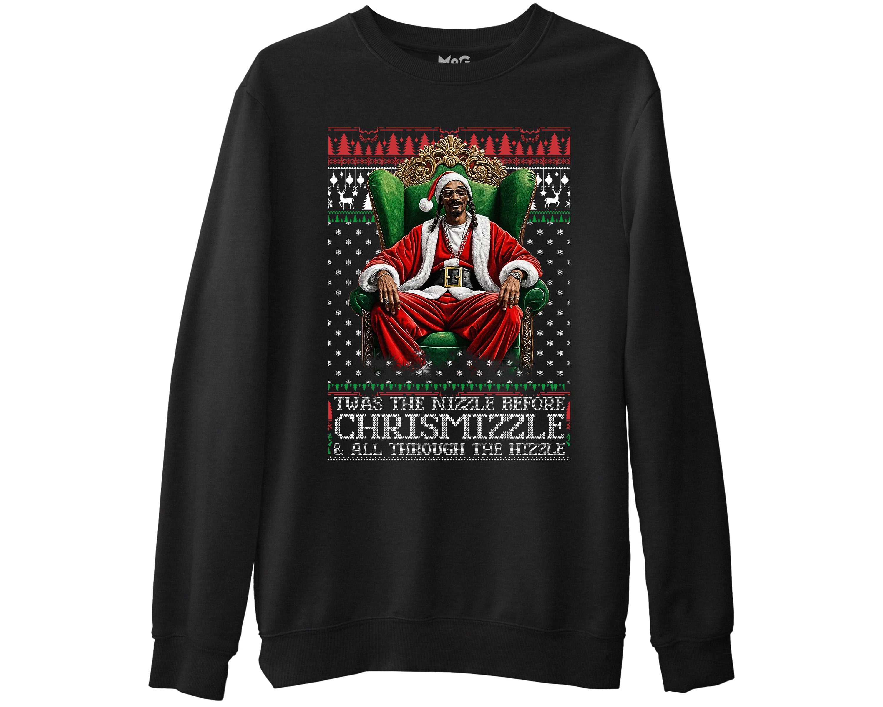 Snoop dog xmas jumper top