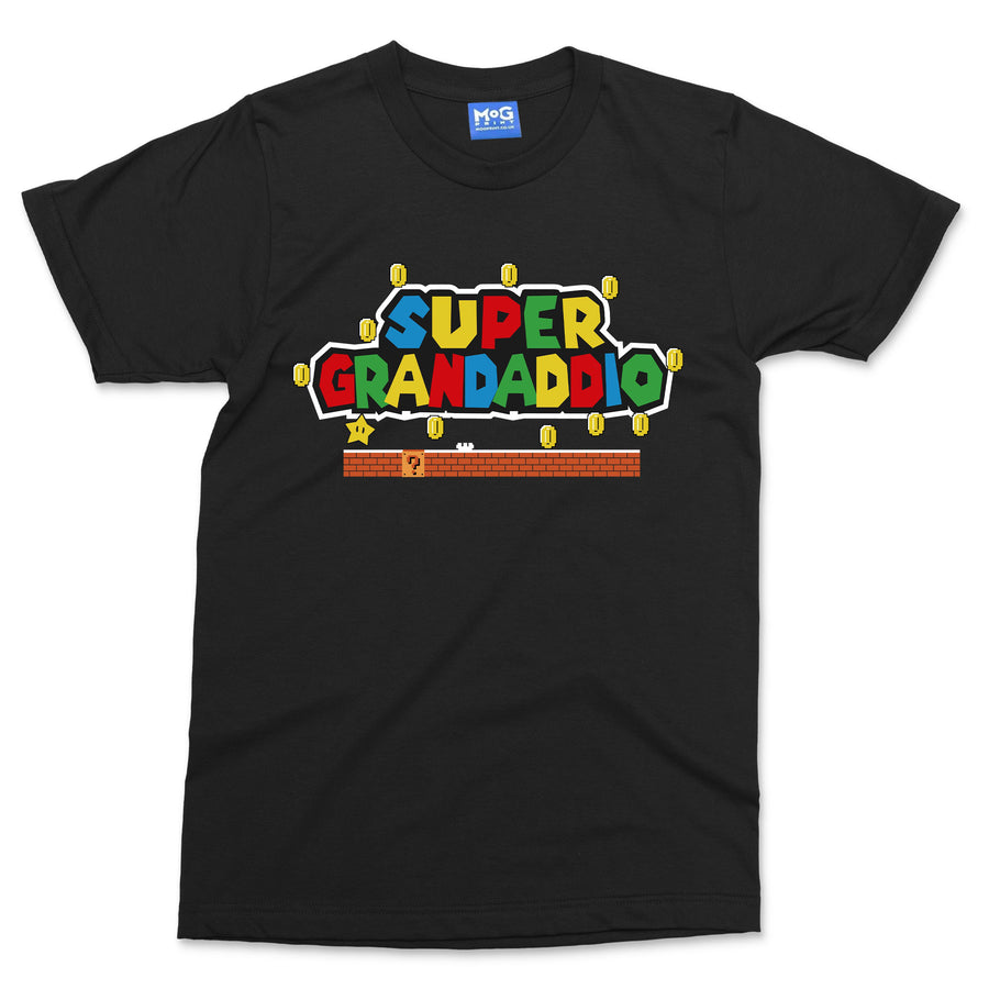 Super Grandaddio T-shirt Funny Grandad Retro Top Grandpa tshirt Grandfather Gift