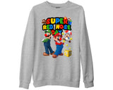 Red Nose Day Mario Sweatshirt 2026 Top Gamer Kids Costume