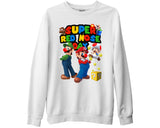 Red Nose Day Mario Sweatshirt 2026 Top Gamer Kids Costume
