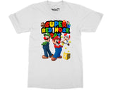 Super Mario Red Nose Day 2026 T-shirt Gamer Parents Kids Costume Top